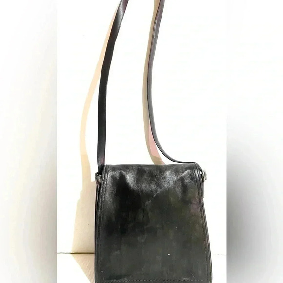 Coach vintage black gray white crossbody handbag - Picture 6 of 11